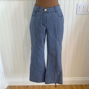 Derek Lam  size 4 gingham crop pants
